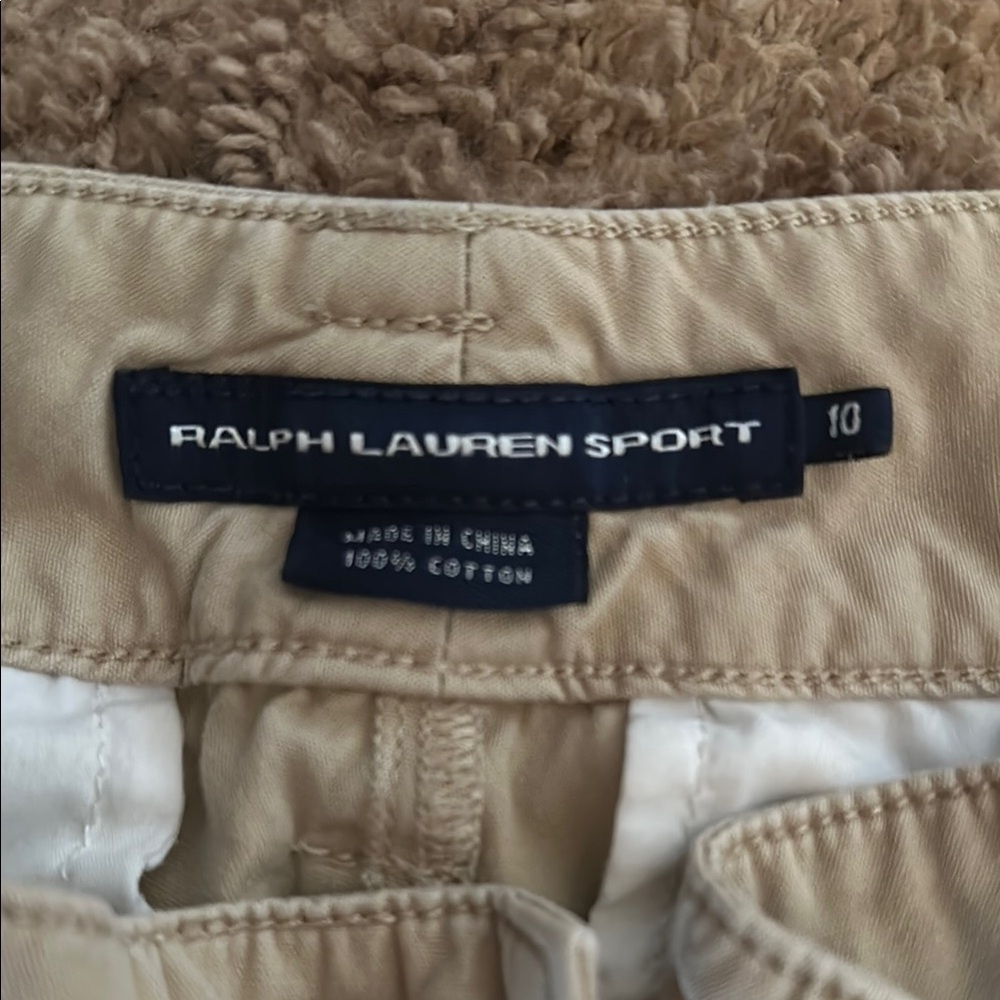 Ralph Lauren Cream Cargo Pants - Picture 2 of 6